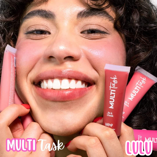 MultiTask | Tinta glossy multiusos: Rubor, labial y sombra