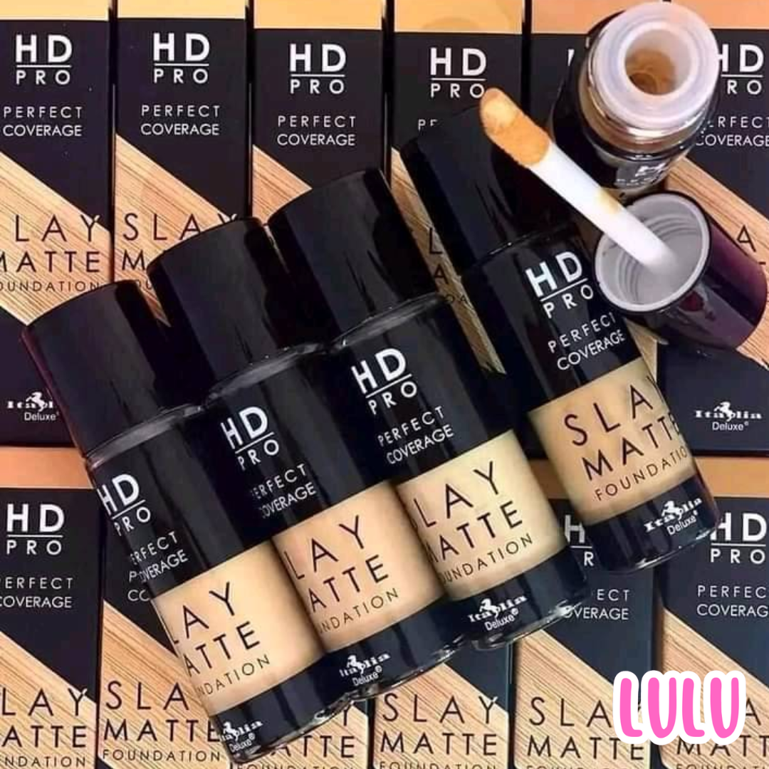 Slay Matte | Base liquida de alta cobertura acabado mate