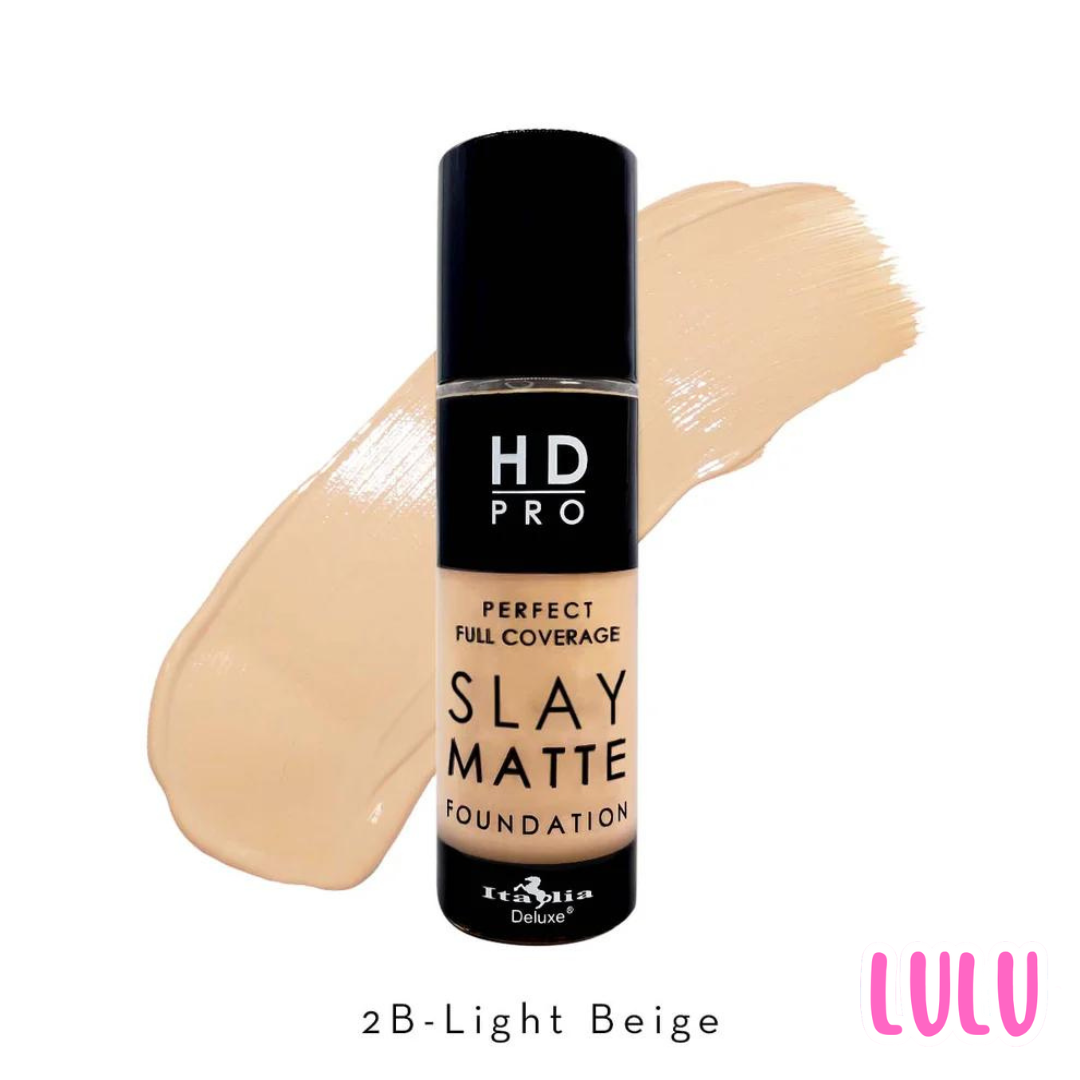 Slay Matte | Base liquida de alta cobertura acabado mate