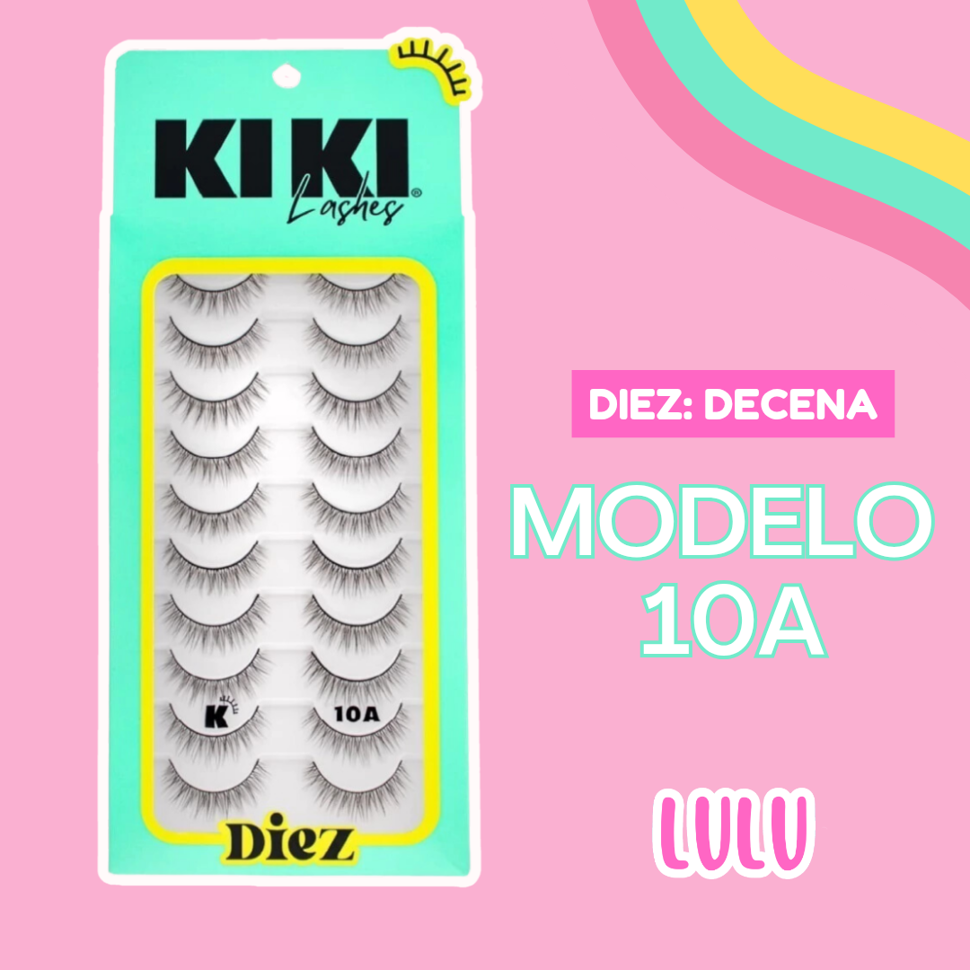 Decena Pestañas Kiki: Modelo 10A